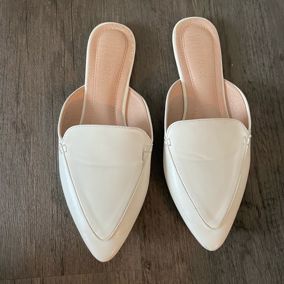Women’s white slip on loafers, size 8. Like new. - Picture 2 of 3